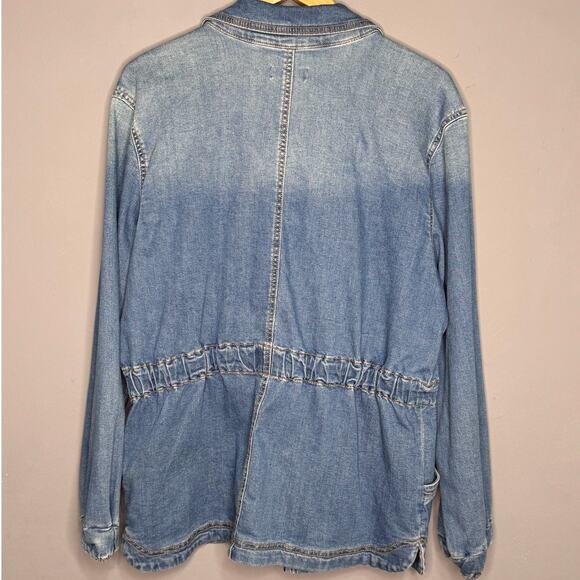 Knox Rose Denim Jean Utility Jacket Size: XL - Picture 4 of 4